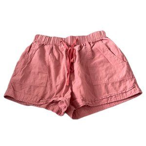 !!3 for $20!! No brand salmon color drawstring casual shorts size large